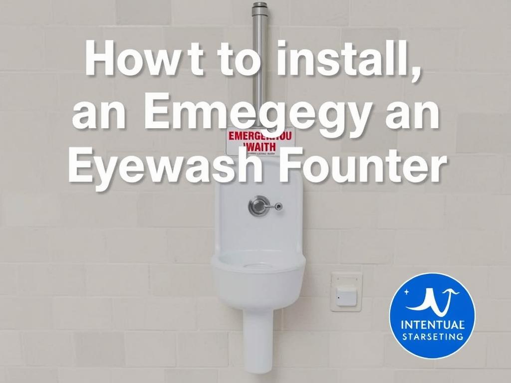 How to install an emergency eyewash fountain at a facility? Simple instructions!фото