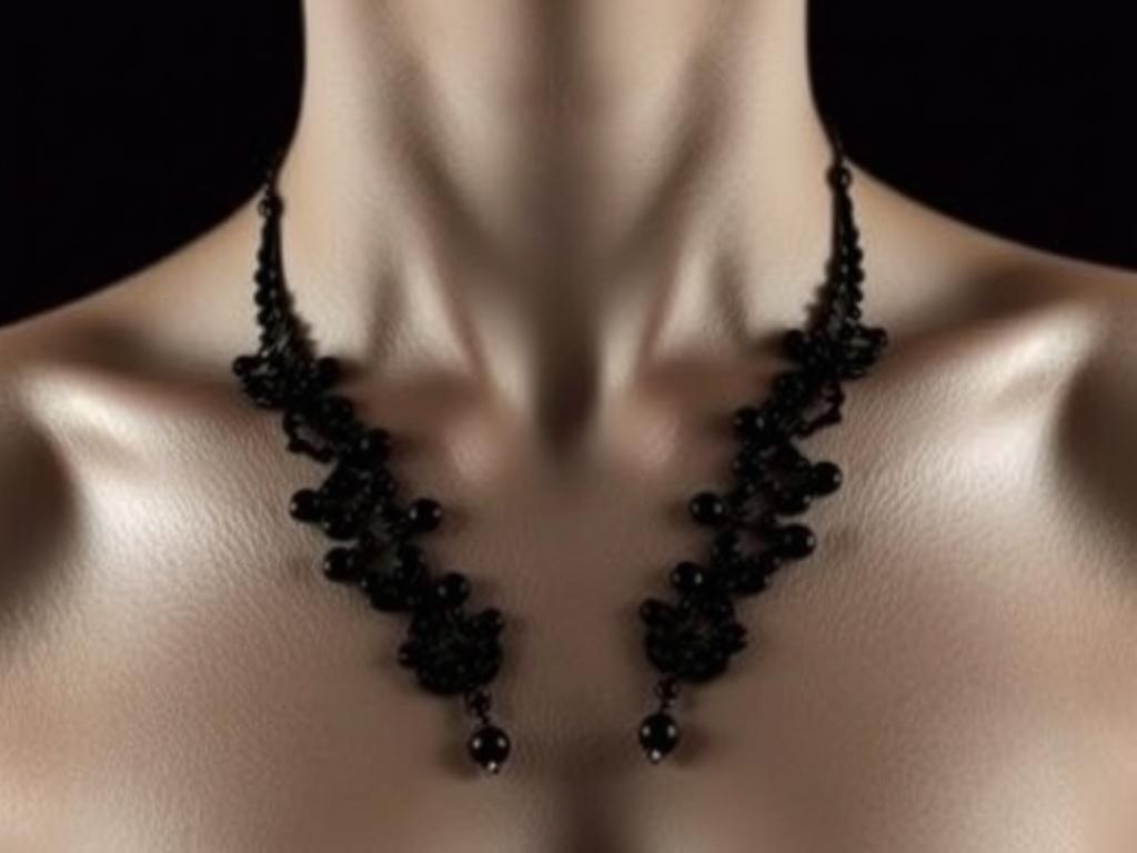 beautiful seductive necklineфото
