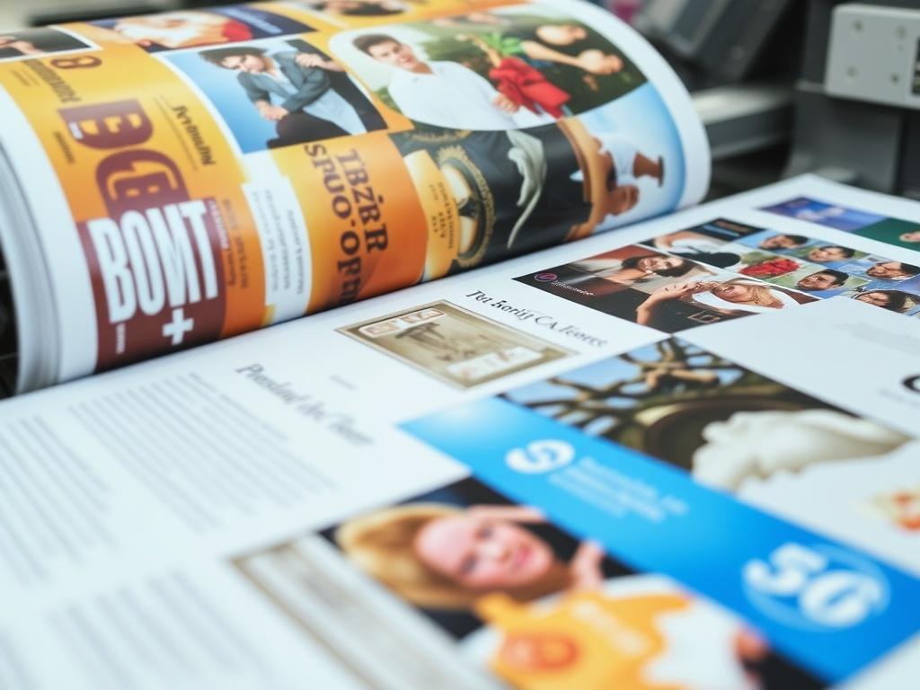 Printing of catalogs and brochuresфото