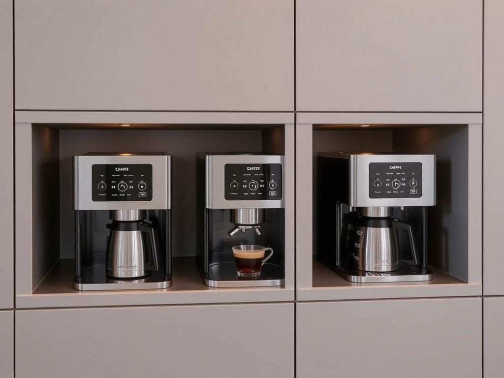 Built-in coffee machinesфото